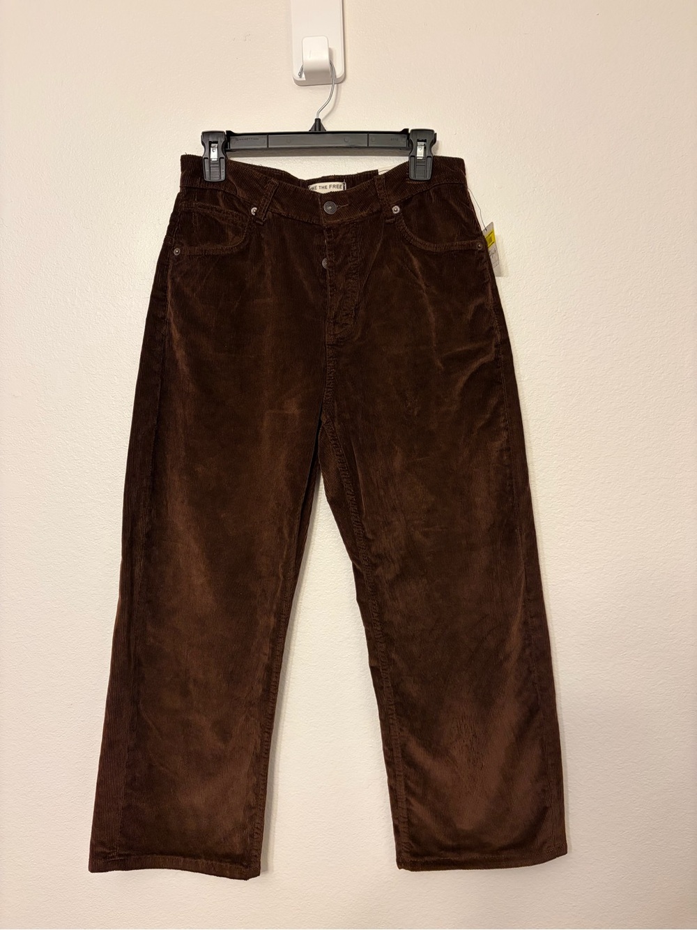 Free People We The Free Deep Trance Corduroy Boyfriend Pants 26 NWT